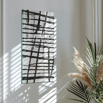 Lodret glas vægur Mønster