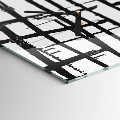 Lodret glas vægur Mønster