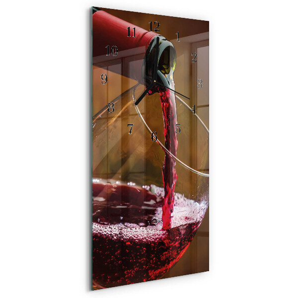 Rektangulært vægur Vin