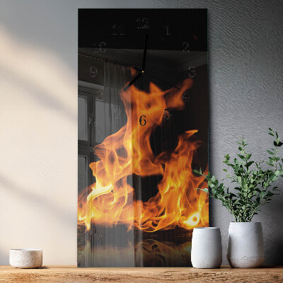 Lodret glas vægur Brand