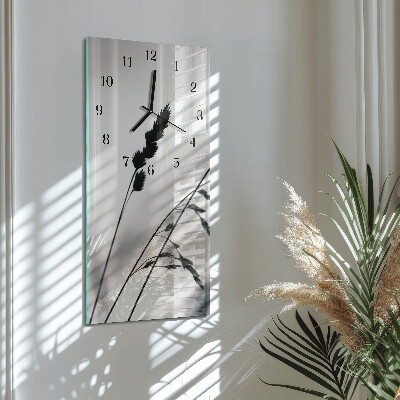 Lodret glas vægur Korn