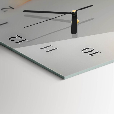 Lodret glas vægur Abstraktion