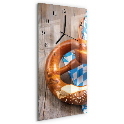 Lodret glas vægur Kringle