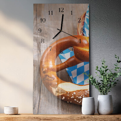 Lodret glas vægur Kringle