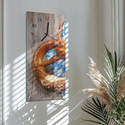 Lodret glas vægur Kringle