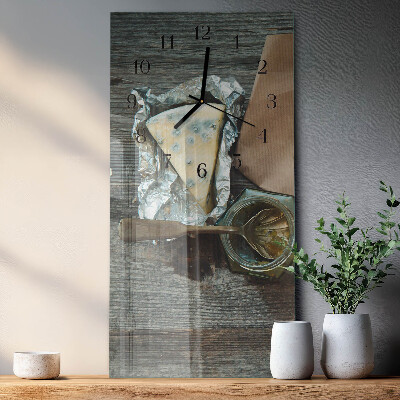 Lodret glas vægur Ost