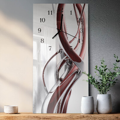 Lodret glas vægur Mønster