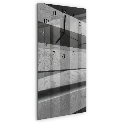Lodret glas vægur Striber