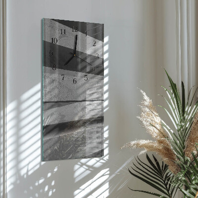 Lodret glas vægur Striber