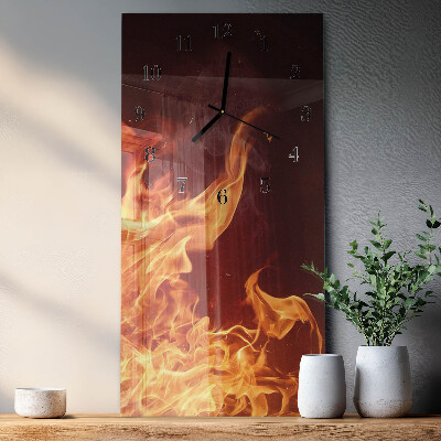 Lodret glas vægur Brand