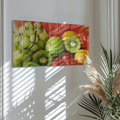 Vandret glas vægur Frugtprodukter