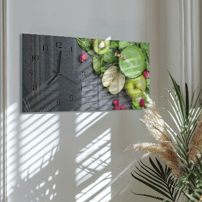 Vandret glas vægur Frugtcocktail