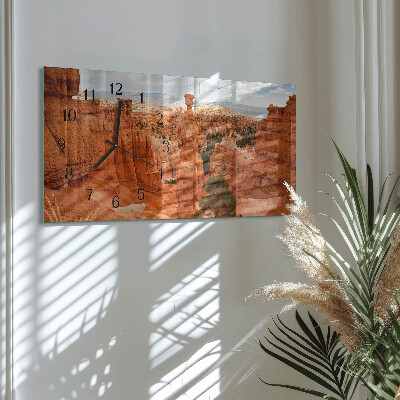 Vandret glas vægur Bryce Canyon