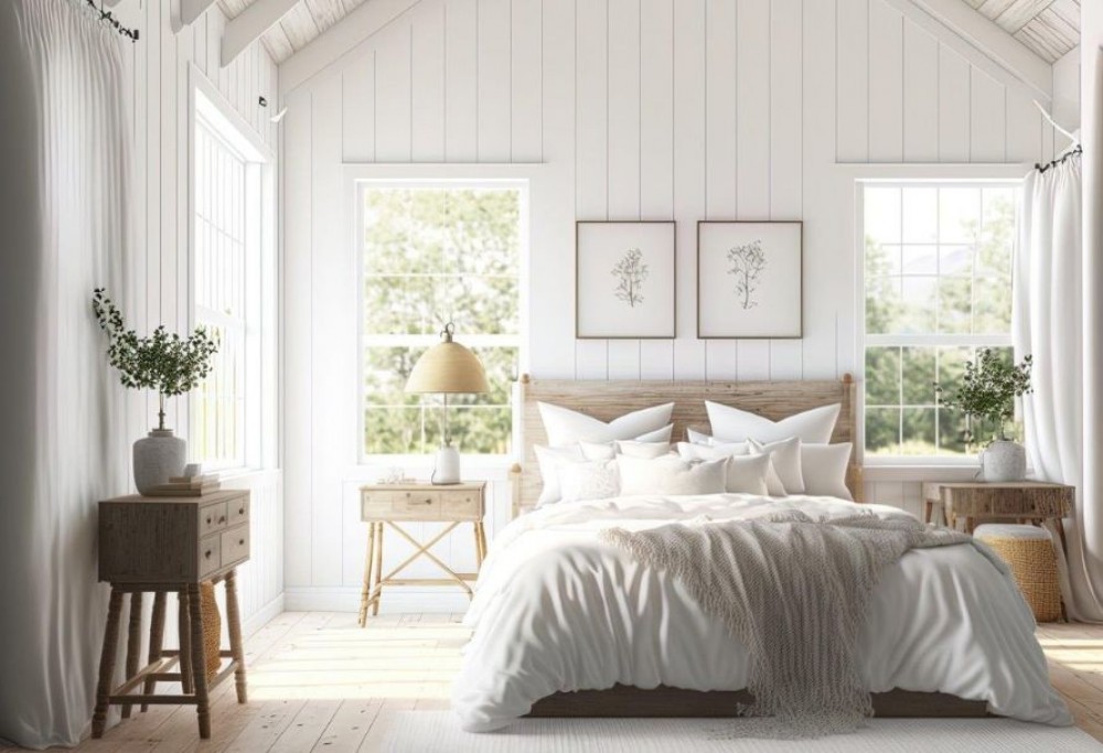 soveværelse i skandinavisk stil