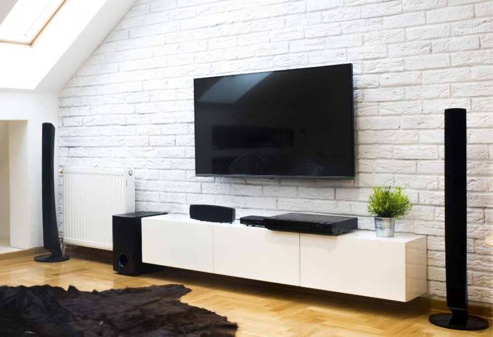 TV-væg i stuen - inspirationer