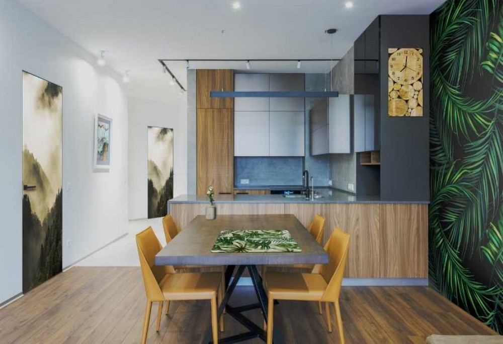 dekorationer i urban junglestil