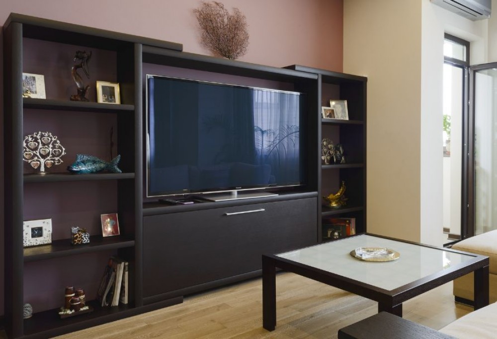 TV-væg i stuen - inspirationer