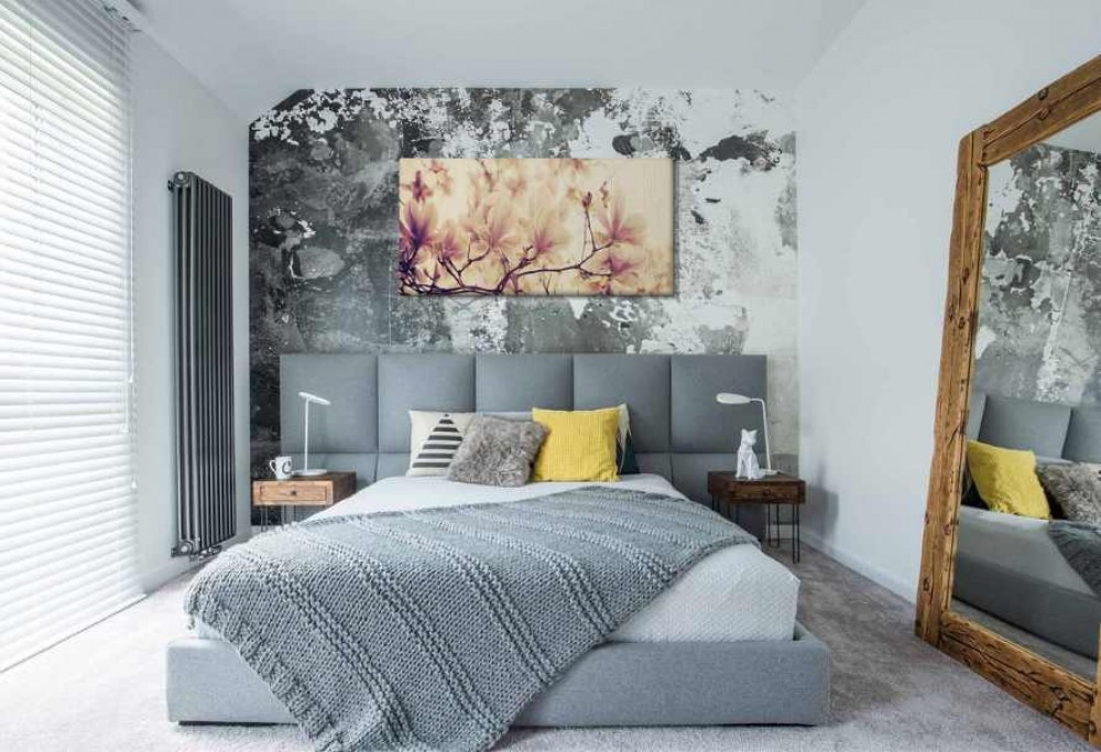 malerier i boho-loft stil